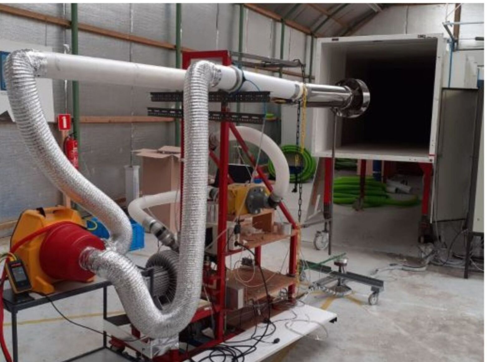 Utstyr for trykktesting av ventilasjonsanlegg